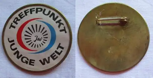 seltenes DDR Abzeichen Treffpunkt "Junge Welt" (149252)