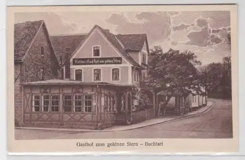 99245 AK Buchfart - Gasthof zum goldnen Stern, Straßenansicht 