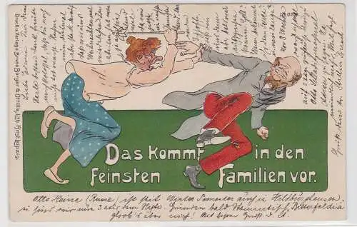 78912 Künstler Bruno Bürger Leipzig Ak No. 6309 Das kommt in den feinsten.. 1902