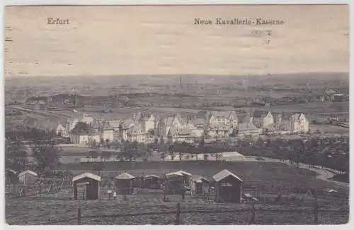 43408 Ak Erfurt neue Kavallerie Kaserne 1917