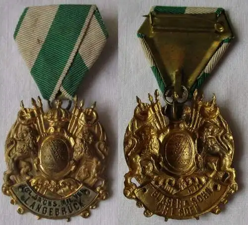 seltenes Abzeichen Königlich sächsischer Militärverein Langebrück (146703)