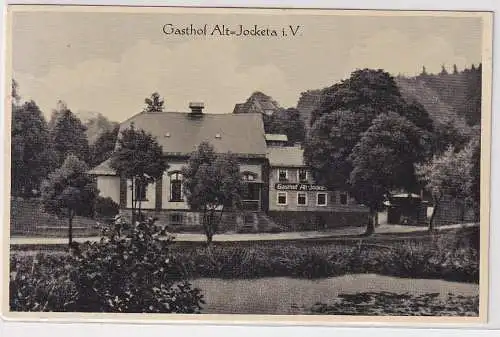 65061 Feldpost AK Gasthof Alt-Jocketa im Vogtland 1940
