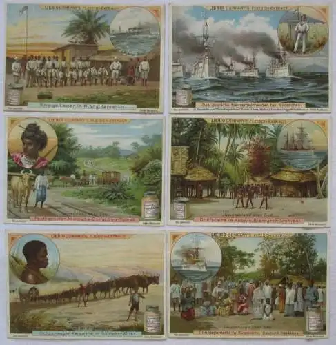 Liebigbilder Serie 458 "Deutschland über See" komplett 1900 (5/101016)