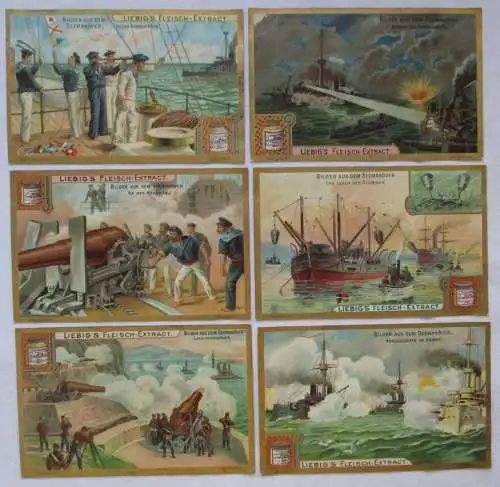 Liebigbilder Serie Nr. 523 Bilder aus dem Seemanöver 1902 (6/103378)