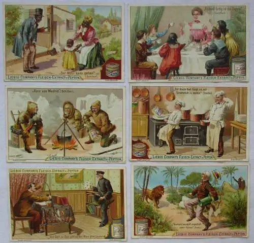 Liebigbilder Serie 479 "Zitate (illustrierte)" komplett 1900 (6/101059)