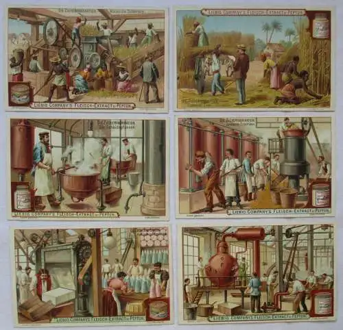 Liebigbilder Serie Nr. 480 Die Zuckerfabrikation 1900 (6/100140)