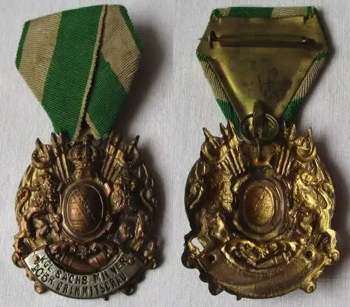 seltenes Abzeichen Kgl. Sächsischer Militär Verein 105er Crimmitschau (147313)