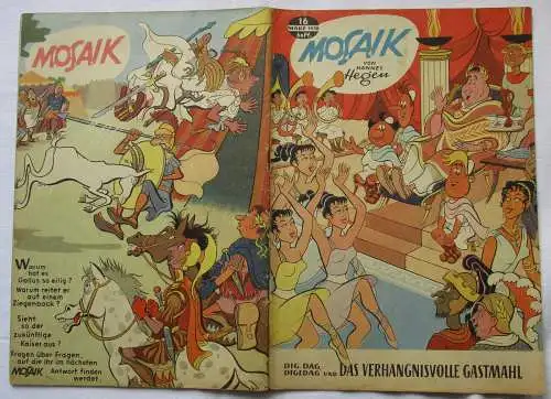 Mosaik von Hannes Hegen Digedag Nummer 16 von 1958 (125082)