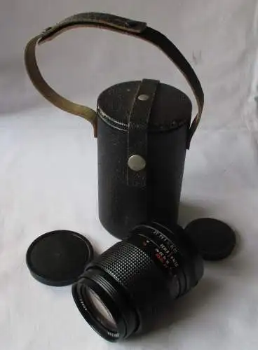 Carl Zeiss Jena Sonnar 3.5/135 Red MC Objektiv mit Originalhülle (113783)