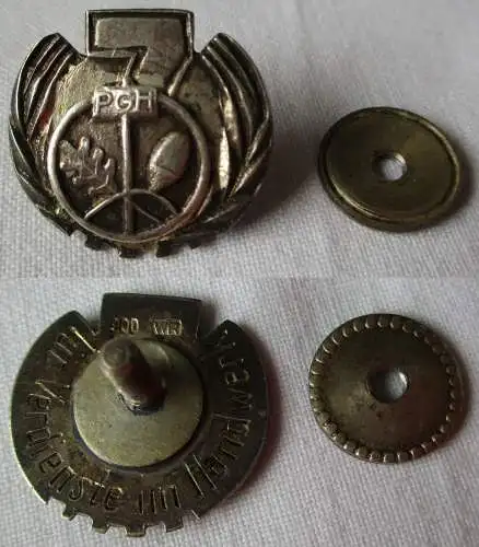 DDR Abzeichen Ehrenzeichen Handwerkskammer Bezirk Dresden 900er Silber (142851)