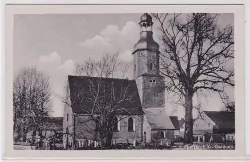 900150 AK Ebersbach Kreis Geithain - Kirche 