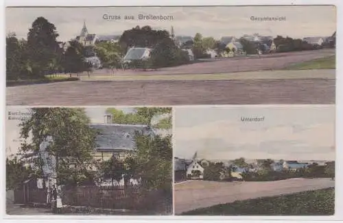 900322 AK Gruß aus Breitenborn - Kolonialhandlung K. Deutsche, Unterdorf 