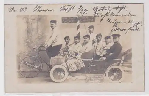 94981 Foto Ak Erinnerung an den Griesheimer Sand 1907 - Reserve 1907 