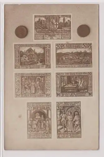 07848 Banknoten Ak Eisenach 7 Banknoten von Lutherfeier 1921 abgebildet 