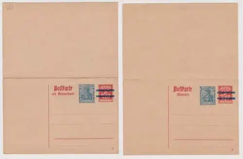 900127 Deutsches Reich Ganzsachen Postkarte P139I 