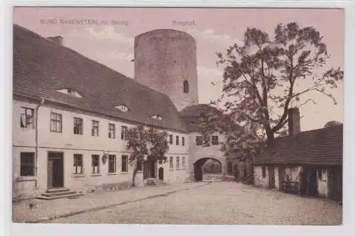 88716 AK Burg Rabenstein Kreis Belzig - Burghof 