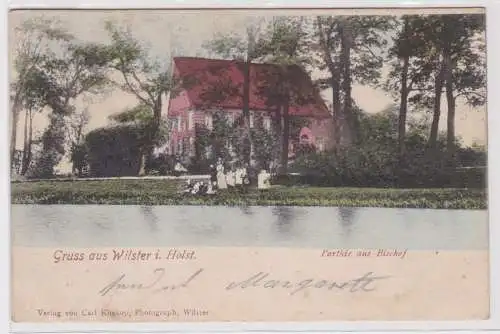  Ak Gruss aus Wilster in Holstein - Parthie aus Bischof 1902