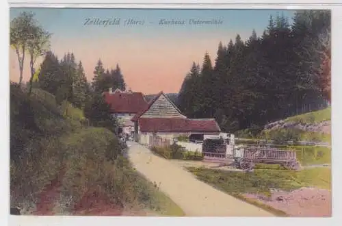 05798 Ak Zellerfeld (Harz) - Kurhaus Untermühle um 1910