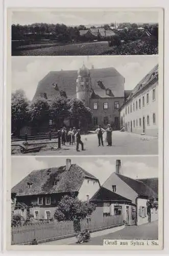99428 Mehrbild AK Gruß aus Syhra - Orts- und Straßenansichten 1935