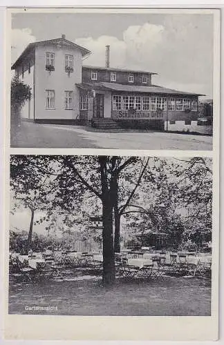 57569 Feldpost Ak Schützenhaus Grüna bei Chemnitz 1940