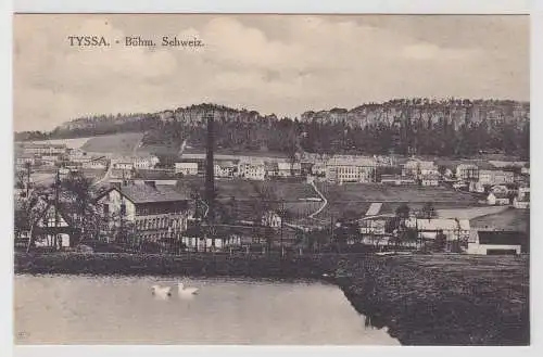 52971 AK Tyssa - Böhmische Schweiz, Totalansicht 