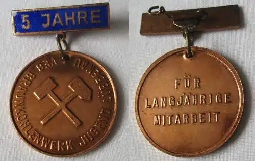 DDR Abzeichen VEB Braunkohlenwerk Jugend Lübbenau für 5 Jahre (149344)