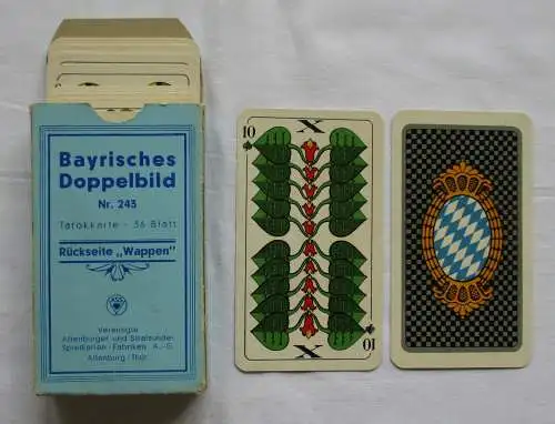 Tarokkarte Bayrisches Doppelbild Nr. 243 Altenburg Spielkarten-Fabriken (107834)