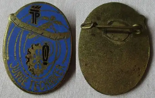 DDR Abzeichen JP Junge Pioniere - Junge Techniker emailliert (105174)