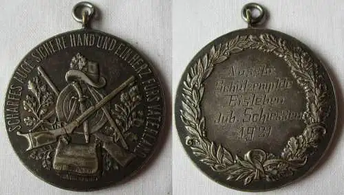 alte Medaille Nussbr. Schützengilde Eisleben Jubiläums Schiessen 1921 (123935)