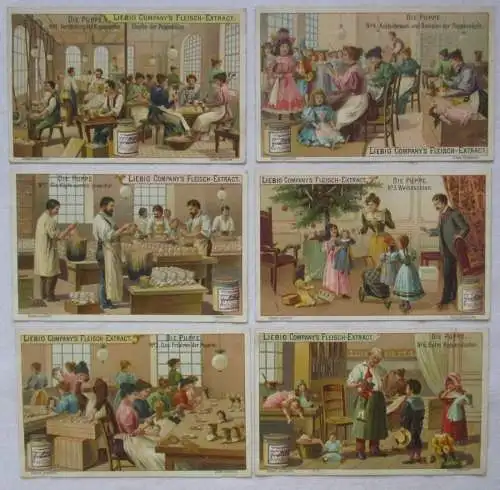 Liebigbilder Serie 470 Die Puppe, komplett 1900 (6/107228)
