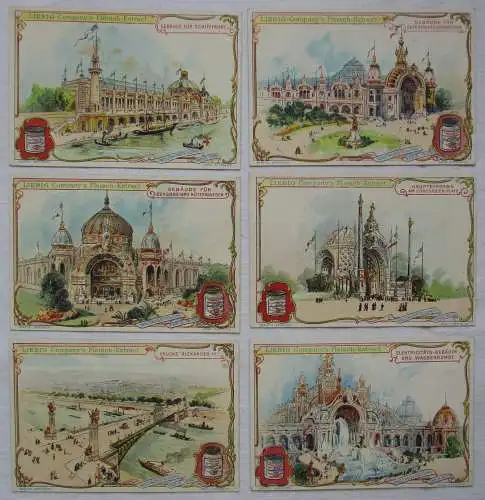 Liebigbilder Serie 477 "Weltausstellung Paris 1900" komplett 1900 (6/100912)