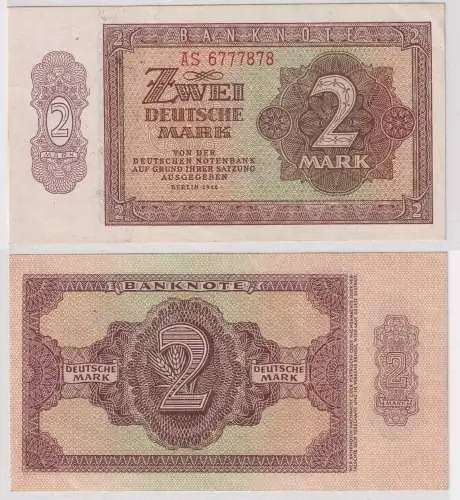 2 Mark Banknote DDR Deutsche Notenbank 1948 Ro.341e (123406)