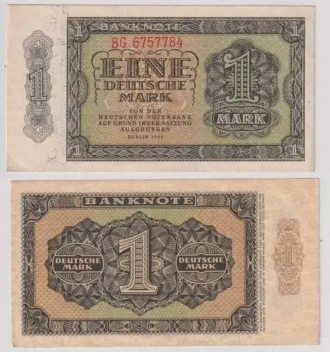 1 Mark Banknote DDR Deutsche Notenbank 1948 Ro.340e (120221)