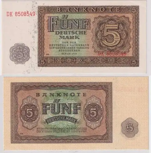 5 Mark Banknote DDR Deutsche Notenbank 1948 Ro.342d (122385)