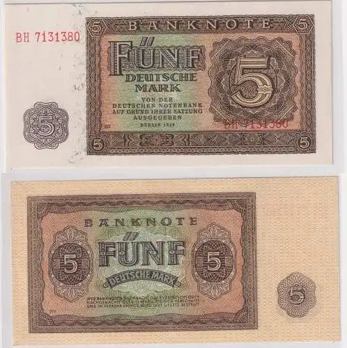5 Mark Banknote DDR Deutsche Notenbank 1948 Ro.342d (123257)