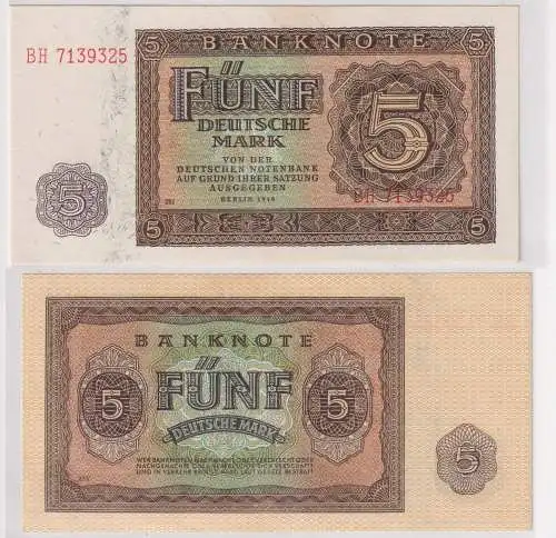 5 Mark Banknote DDR Deutsche Notenbank 1948 Ro.342d (120345)