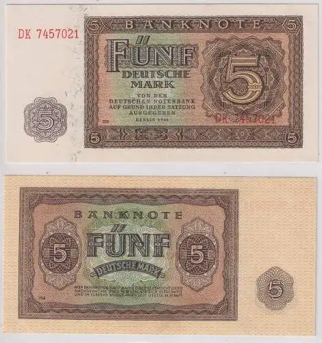 5 Mark Banknote DDR Deutsche Notenbank 1948 Ro.342d (125170)