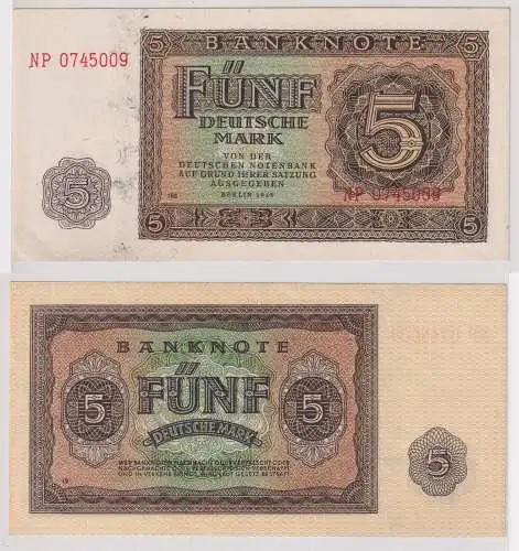 5 Mark Banknote DDR Deutsche Notenbank 1948 Ro.342d (135191)