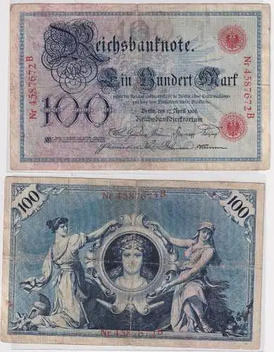100 Mark Banknote Deutsches Kaiserreich 17. April 1903 (130148)