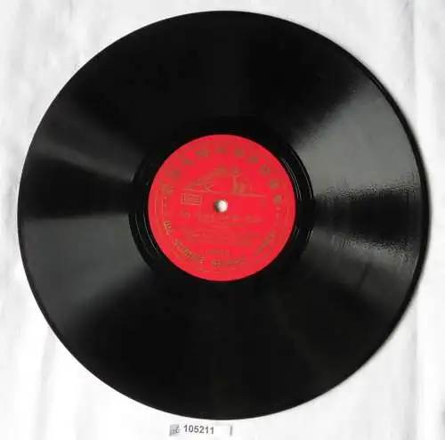 105211 Schellackplatte Grammophon "Am Abend auf der Heide" Foxtrot