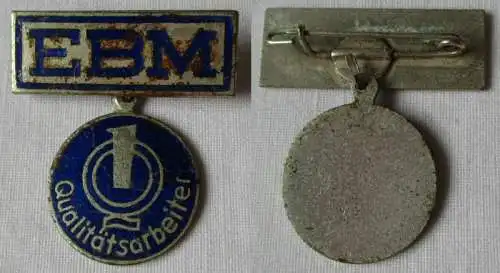 DDR Firmen Abzeichen EBM 1Q Qualitätsarbeiter (134159)