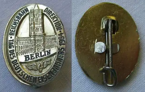 DDR Abzeichen Tag des deutschen Eisenbahners 1964 RB Direktion Berlin (126211)