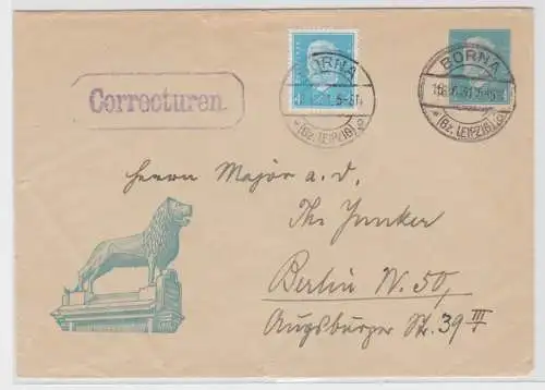 96388 Ganzsachenumschlag PU113/E1 Braunschweiger Löwe 1931