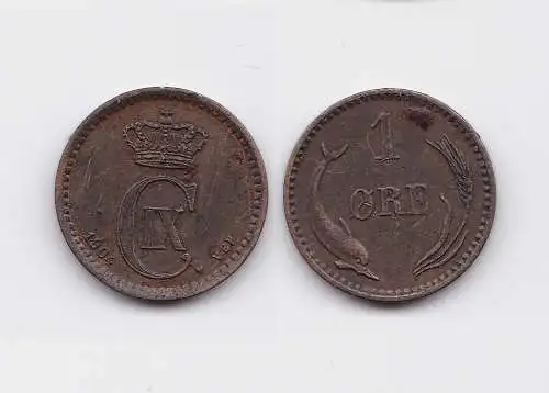 1 Öre Kupfer Münze Dänemark 1904 (114296)