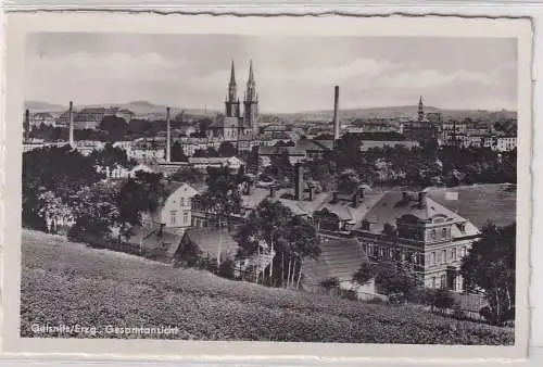 66242 Foto AK Oelsnitz Erzgebirge - Stadtansicht