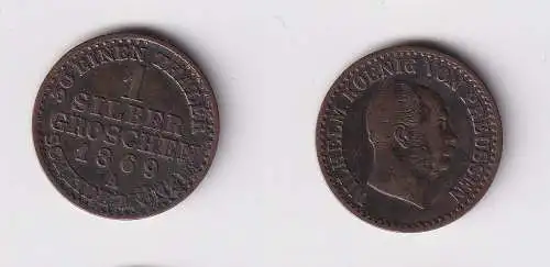 1 Silbergroschen Preussen 1869 A ss (105026)