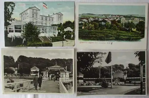 09121 4 AK Ostseebad Göhren - Kur- und Brückenhaus, Konzertplatz, Nordpehrd