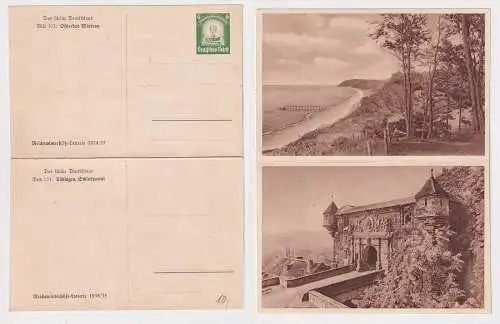 52651 / 2 Ak der Winterhilfe Lotterie 1934/35 "Das schöne Deutschland"