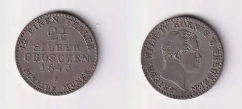 2 1/2 Silbergroschen Preussen Friedrich Wilhelm IV 1843 A ss (108071)