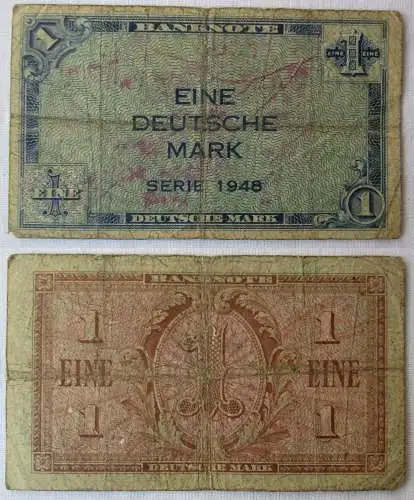 1 Mark Banknote Bank deutscher Länder 1948 Ro.Nr.232 (160064)